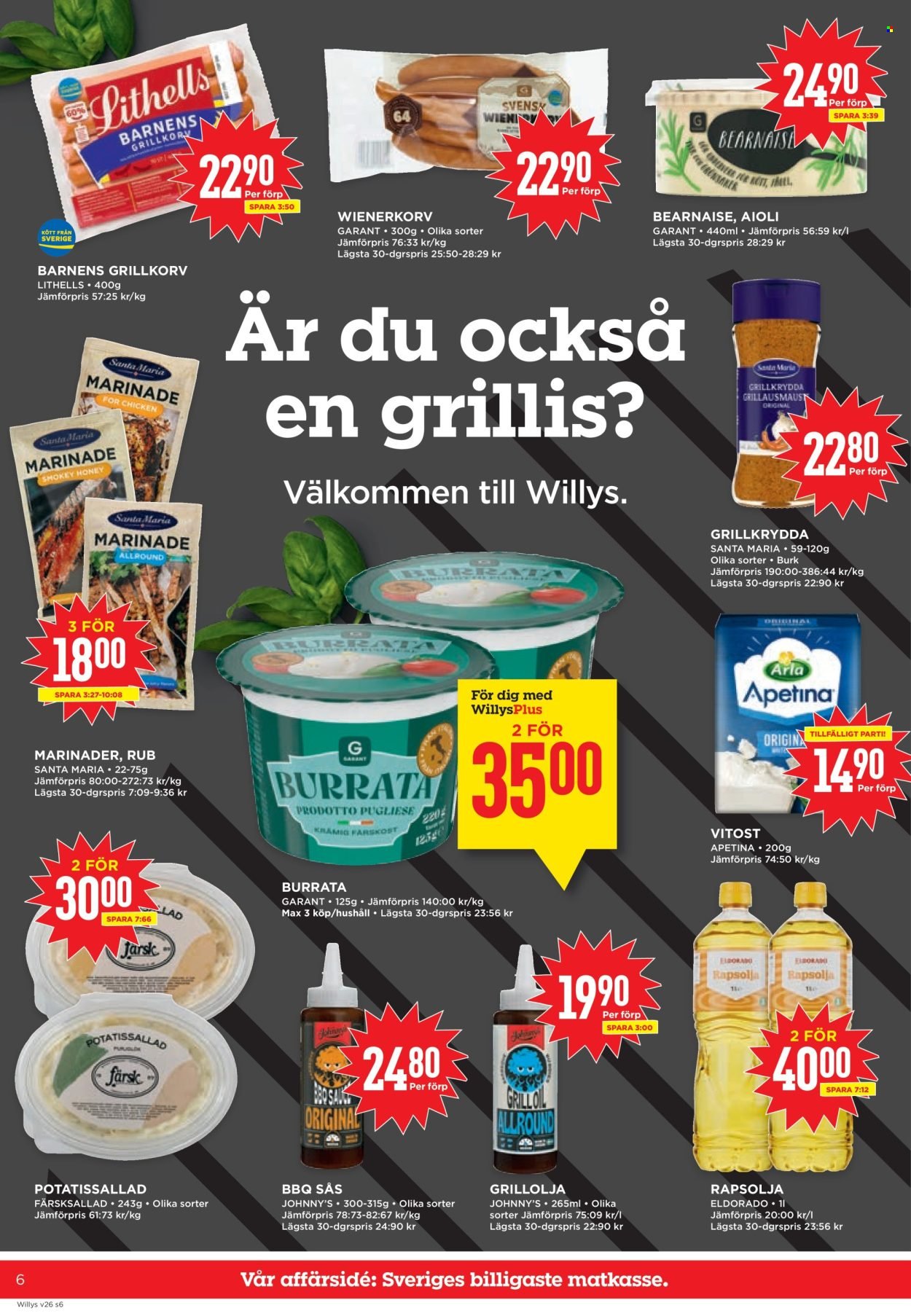 WILLYS reklamblad - T.o.m. måndag 22/06 2026
