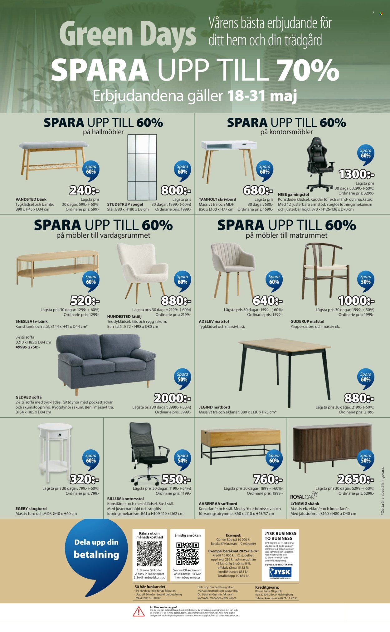 JYSK reklamblad - T.o.m. måndag 18/05 2026