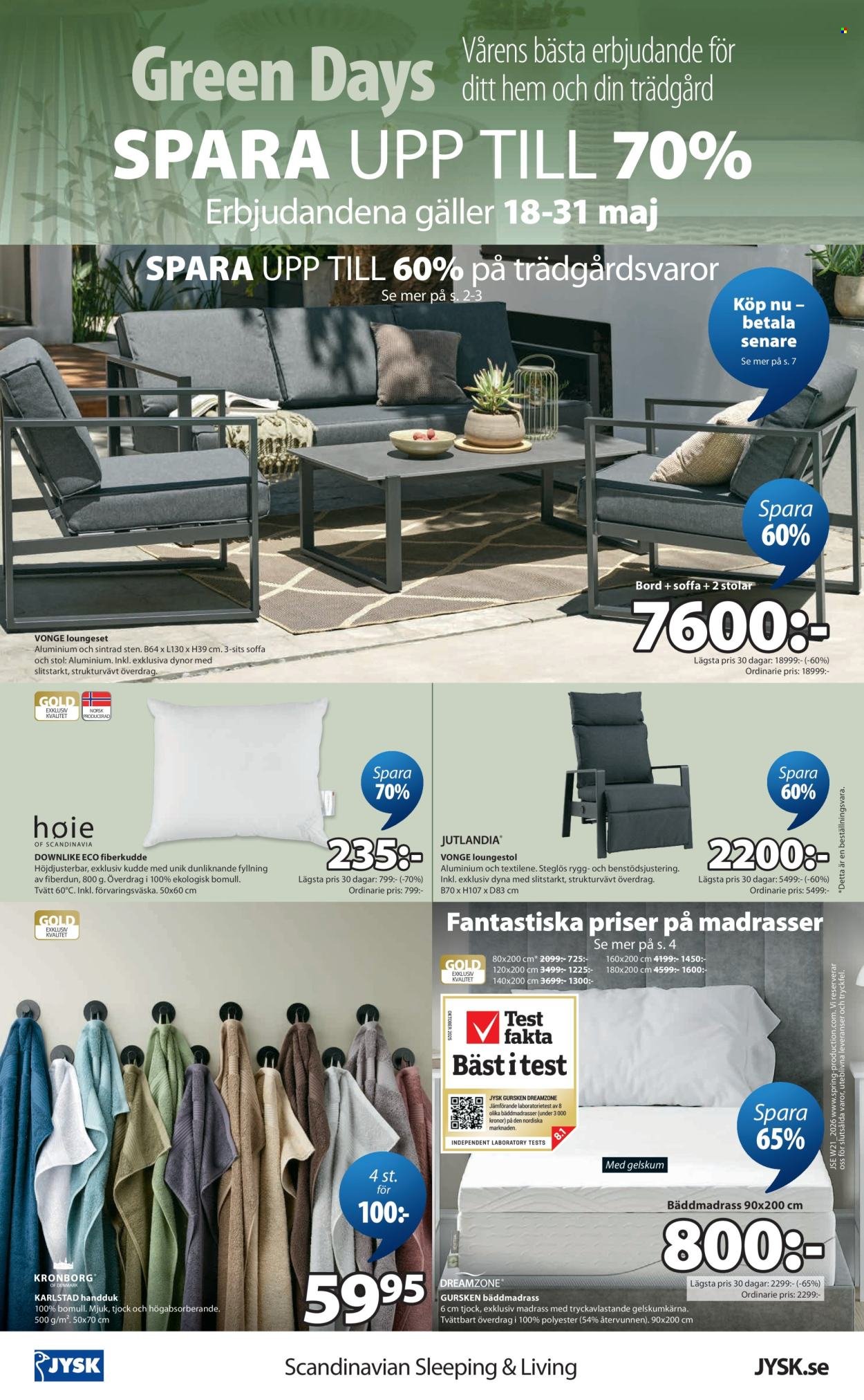 JYSK reklamblad - T.o.m. måndag 18/05 2026