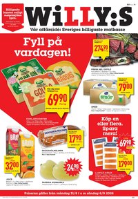 WILLYS reklamblad - T.o.m. måndag 31/08 2026