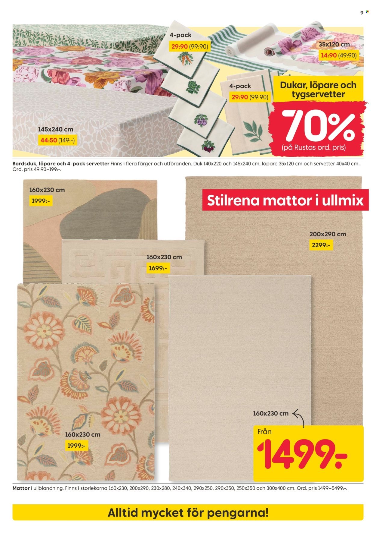 RUSTA reklamblad - T.o.m. måndag 21/09 2026