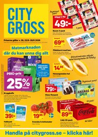 CITY GROSS reklamblad - T.o.m. måndag 22/06 2026