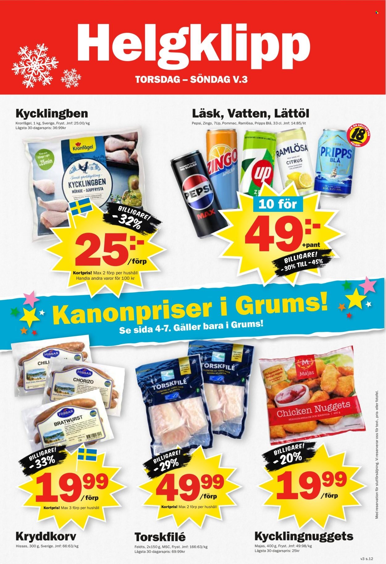 PEKÅS reklamblad - T.o.m. måndag 12/01 2026