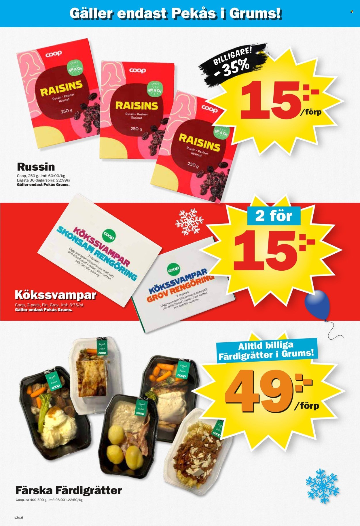 PEKÅS reklamblad - T.o.m. måndag 12/01 2026