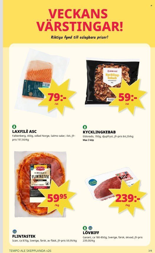 TEMPO reklamblad - T.o.m. måndag 22/06 2026