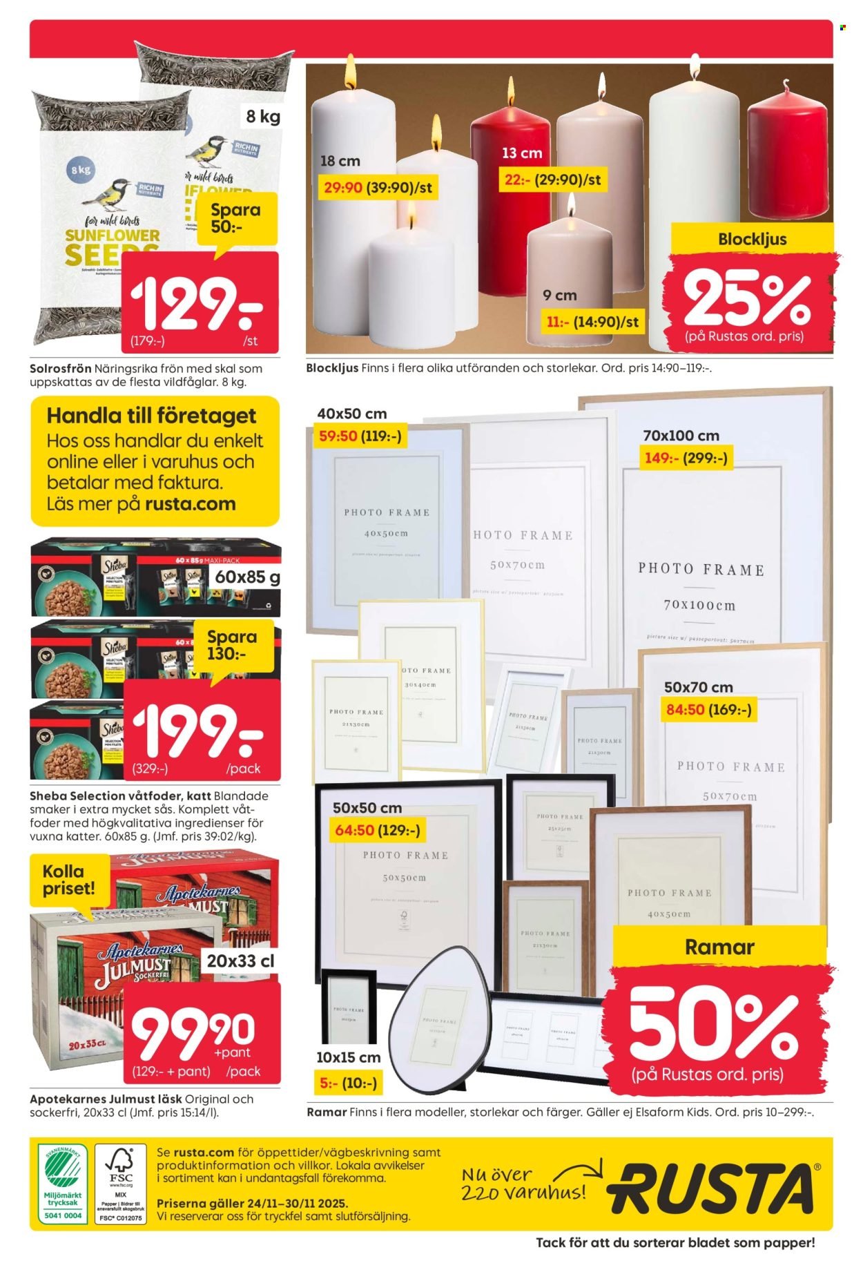RUSTA reklamblad - T.o.m. måndag 24/11 2025
