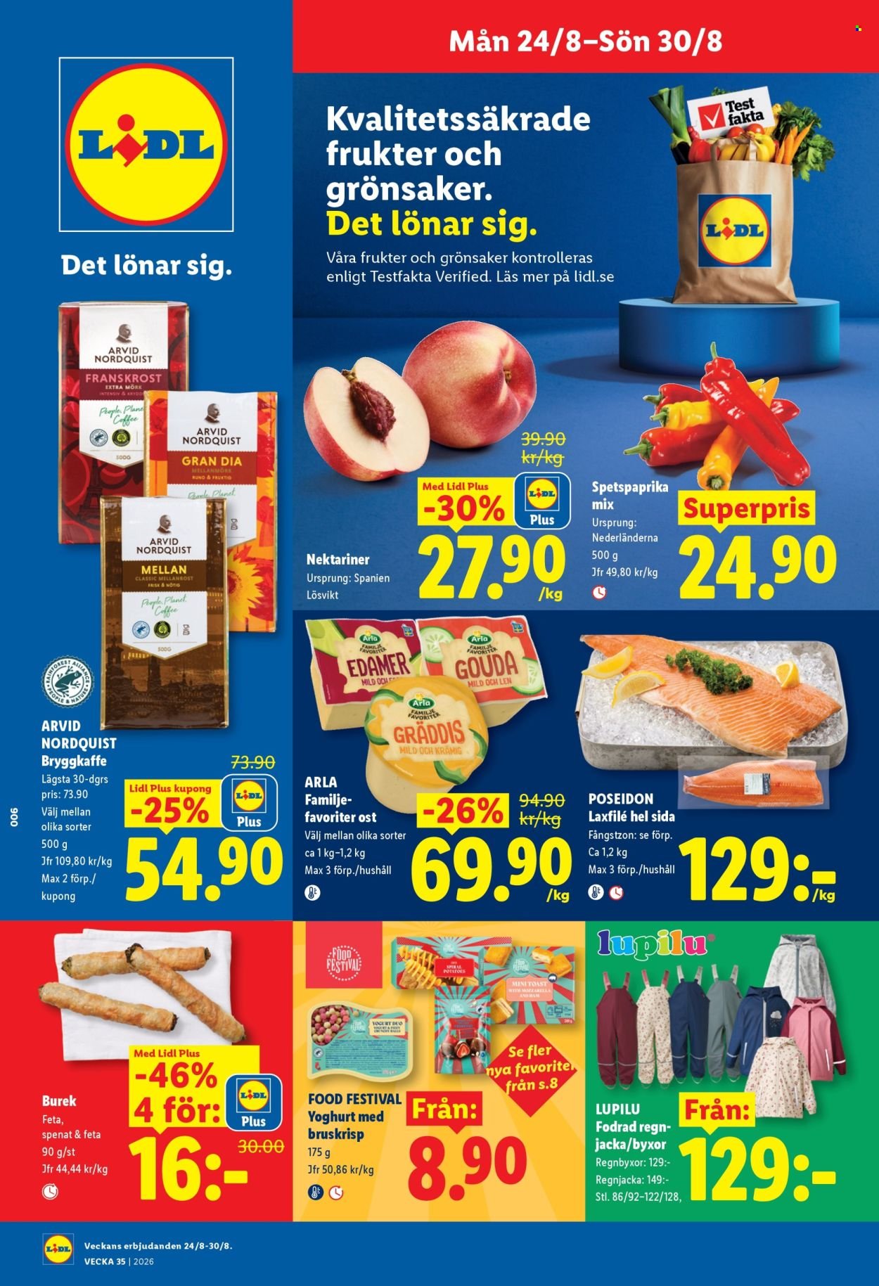 LIDL reklamblad - ERBJUDANDEN VECKA 35