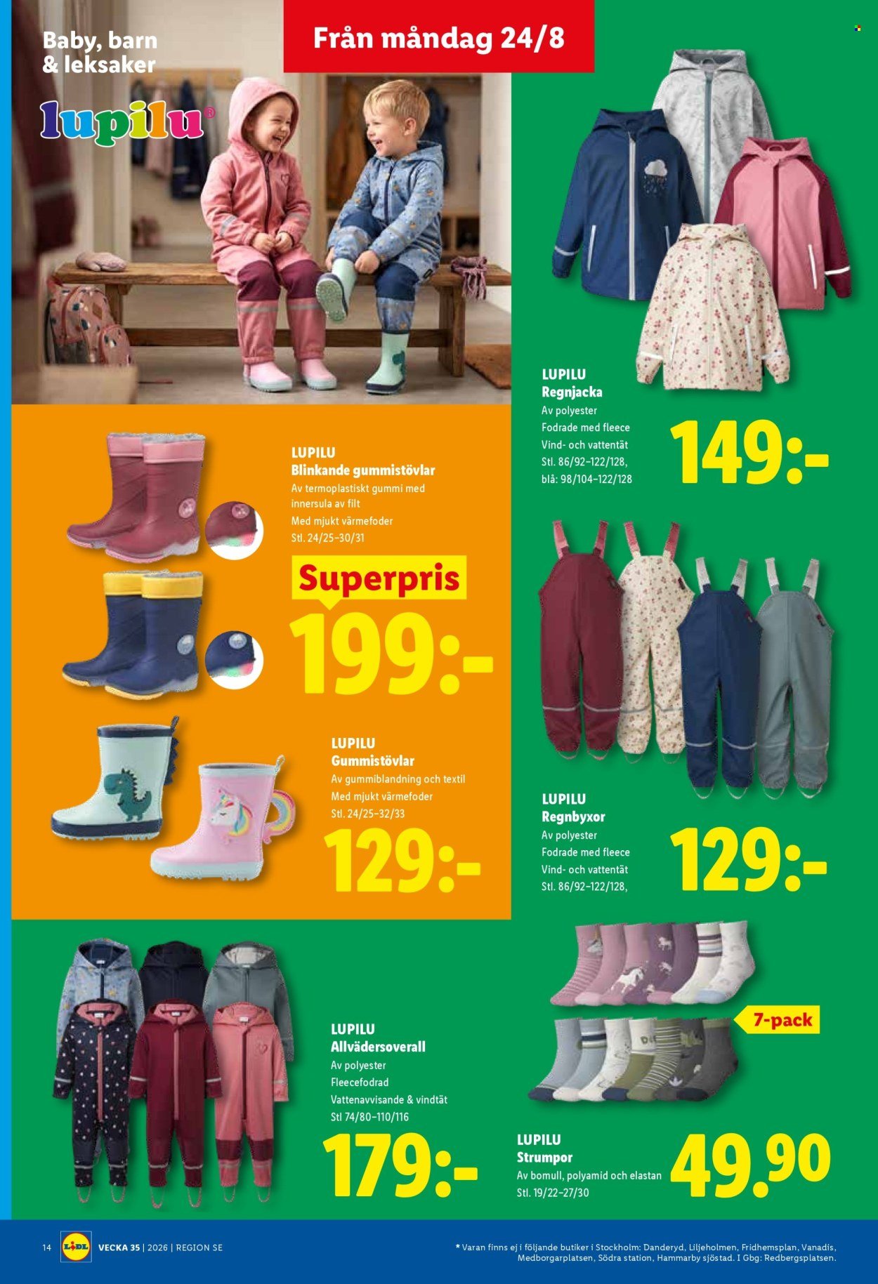 LIDL reklamblad - ERBJUDANDEN VECKA 35