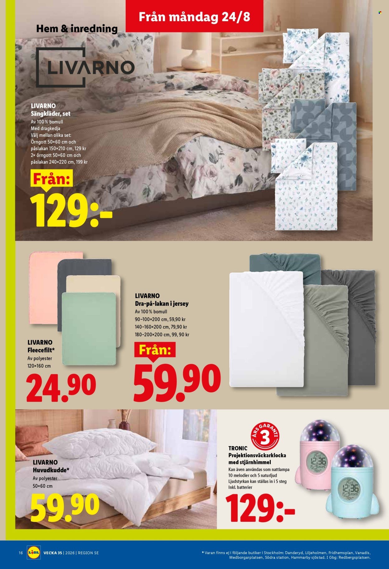 LIDL reklamblad - ERBJUDANDEN VECKA 35