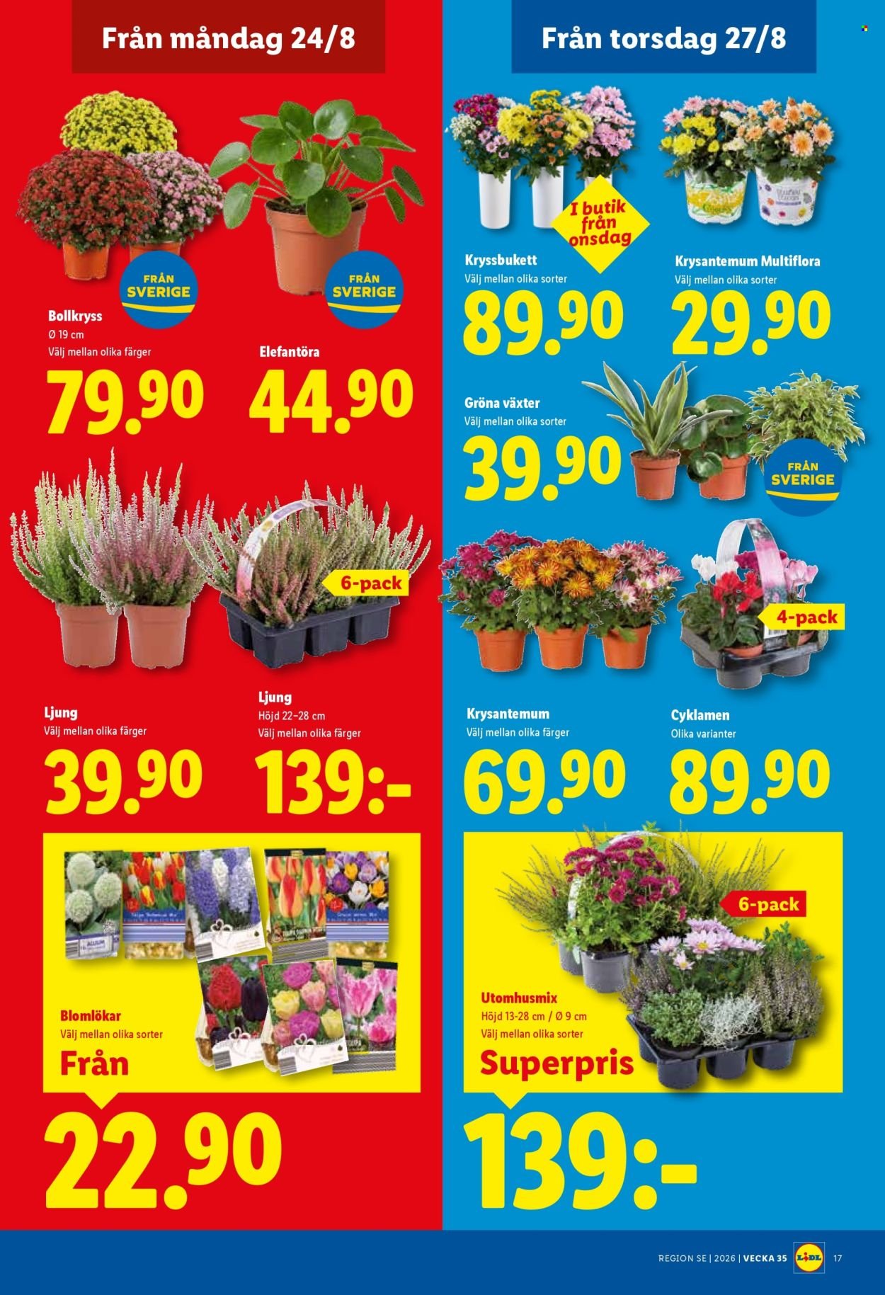 LIDL reklamblad - ERBJUDANDEN VECKA 35