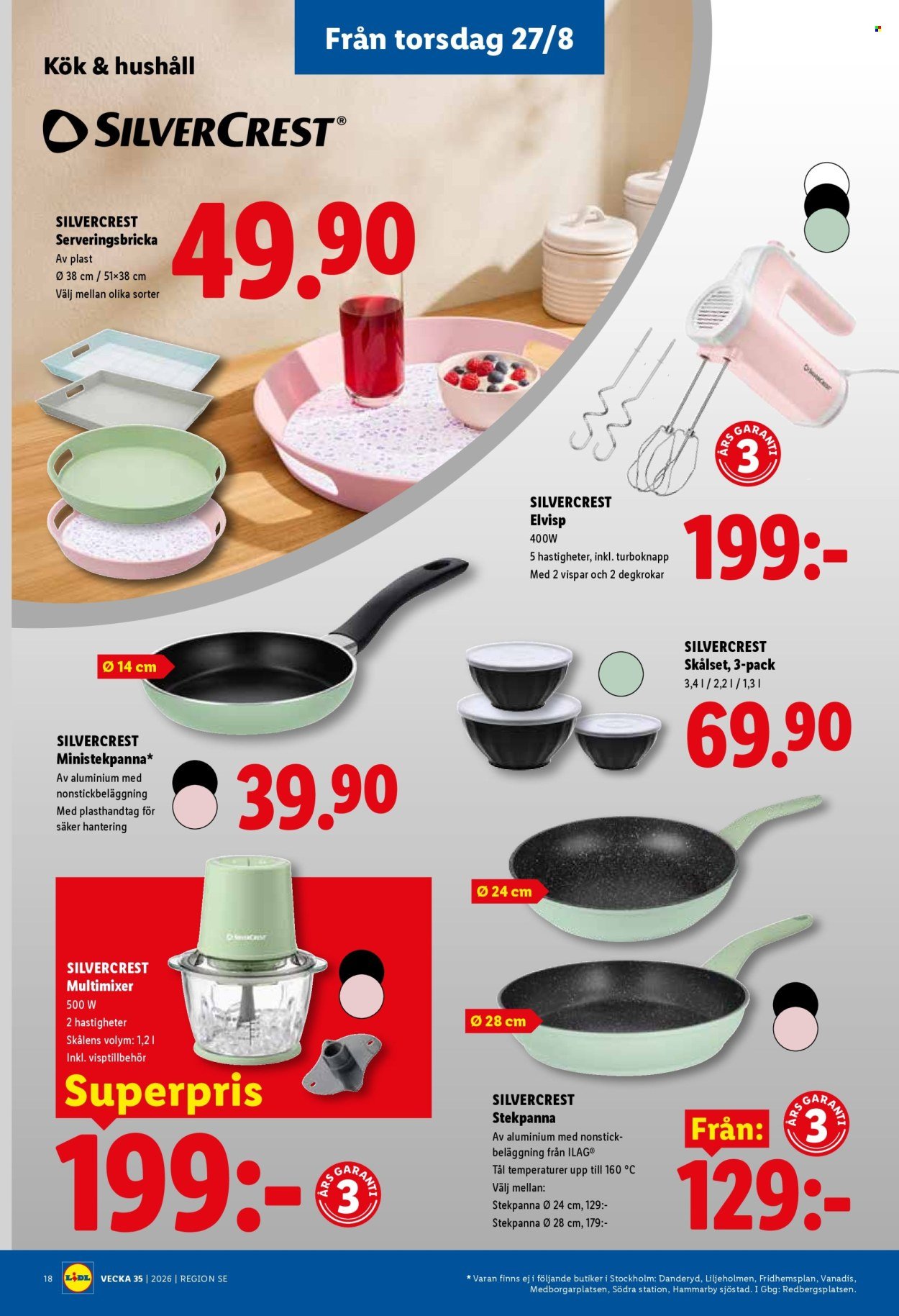 LIDL reklamblad - ERBJUDANDEN VECKA 35