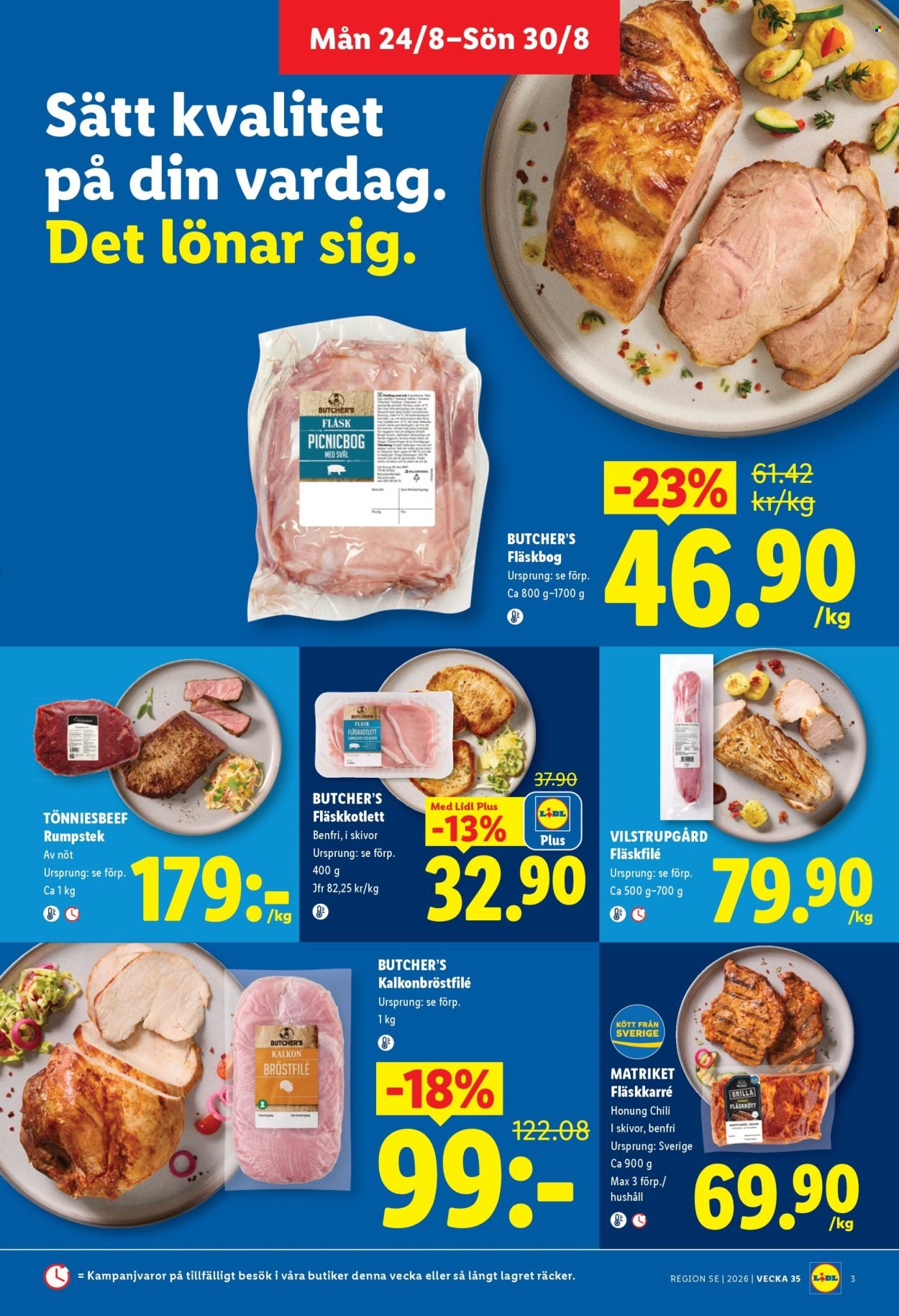 LIDL reklamblad - ERBJUDANDEN VECKA 35