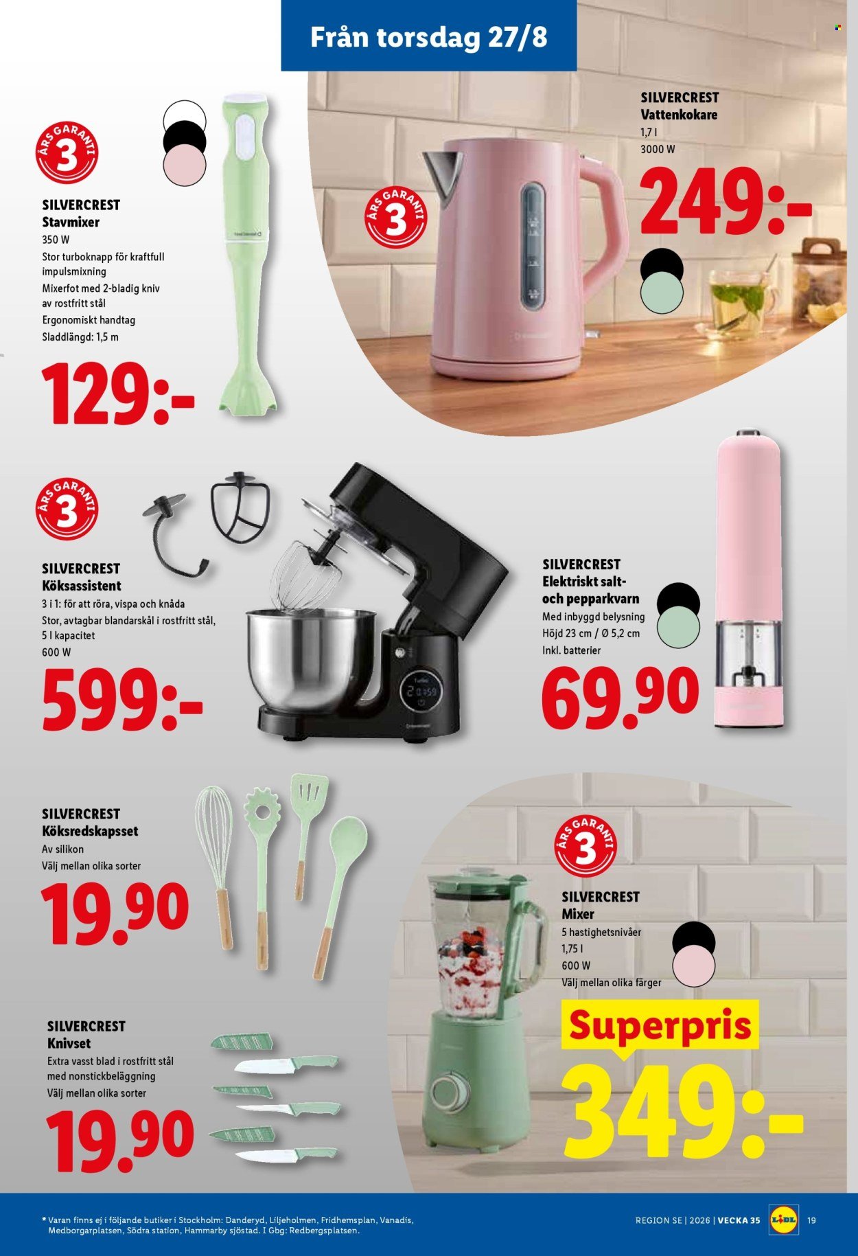 LIDL reklamblad - ERBJUDANDEN VECKA 35