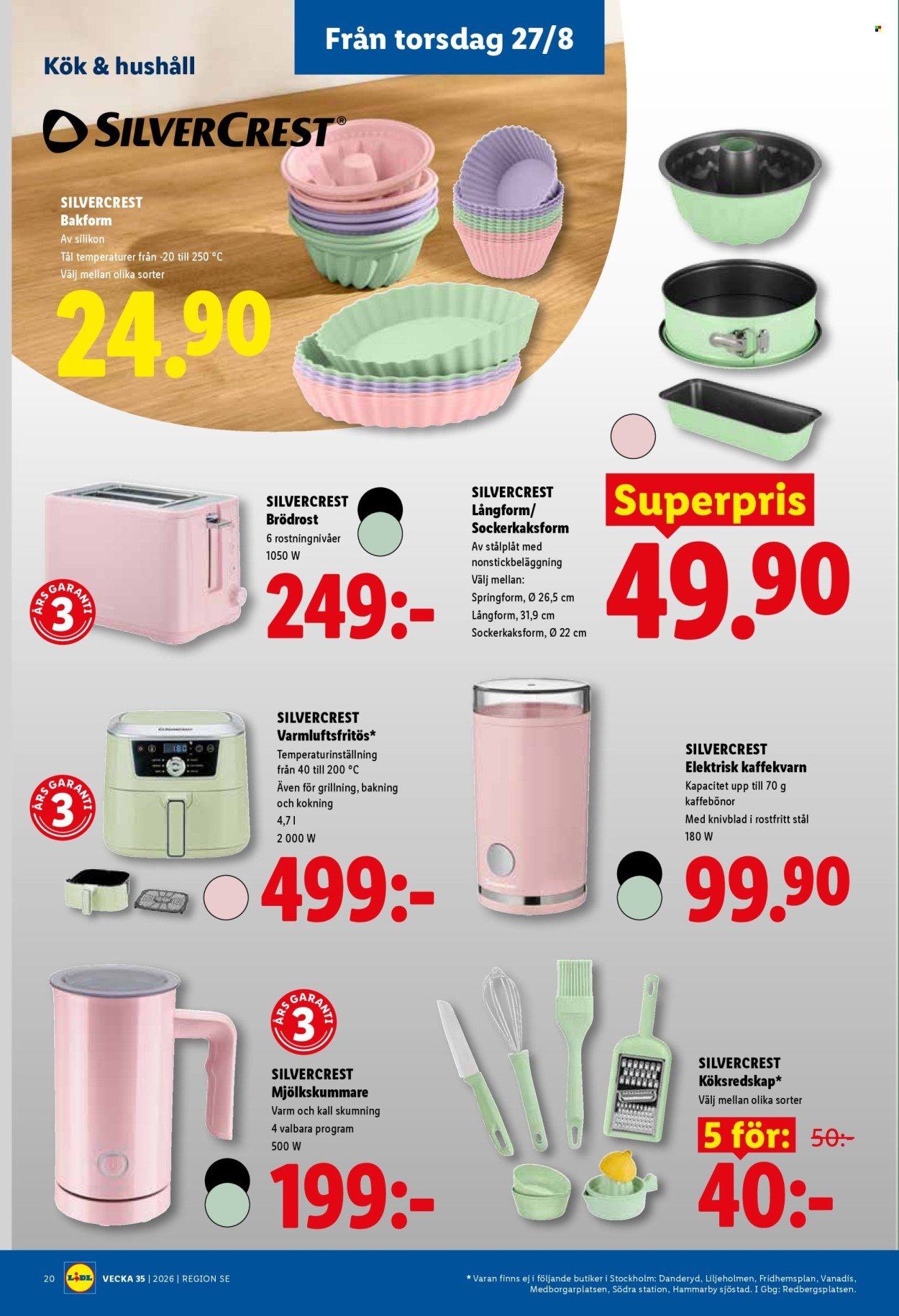 LIDL reklamblad - ERBJUDANDEN VECKA 35