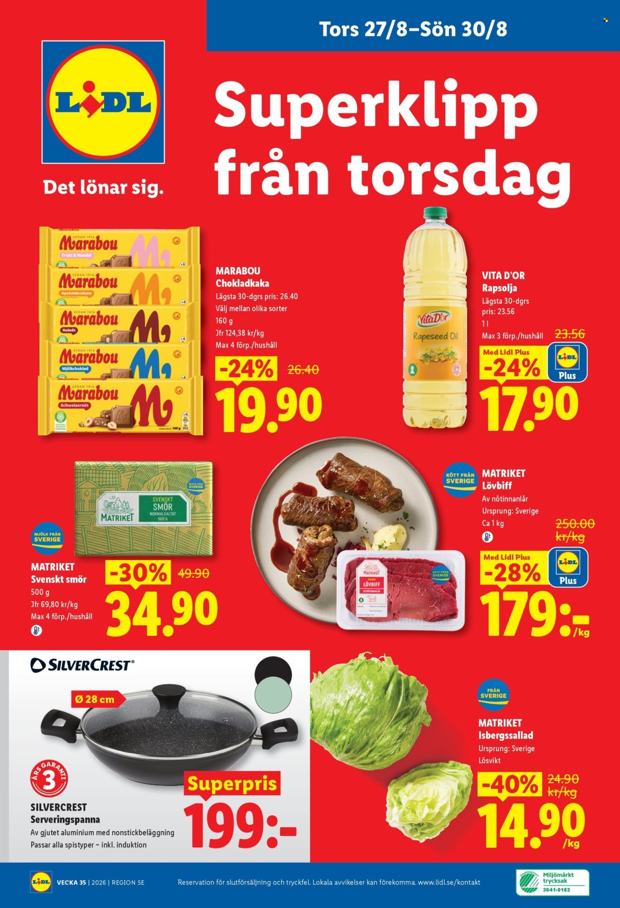 LIDL reklamblad - ERBJUDANDEN VECKA 35