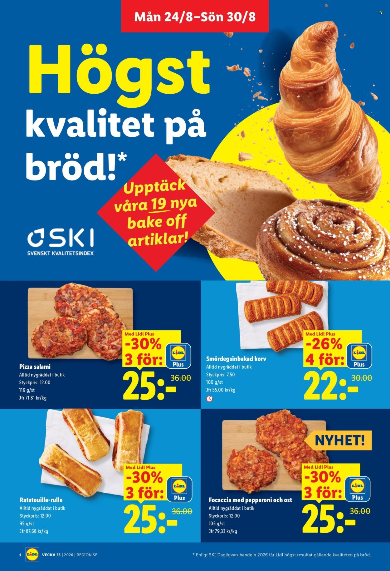 LIDL reklamblad - ERBJUDANDEN VECKA 35