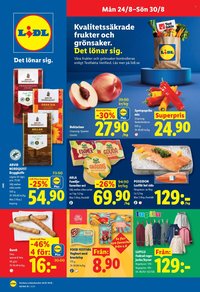 LIDL reklamblad - ERBJUDANDEN VECKA 35