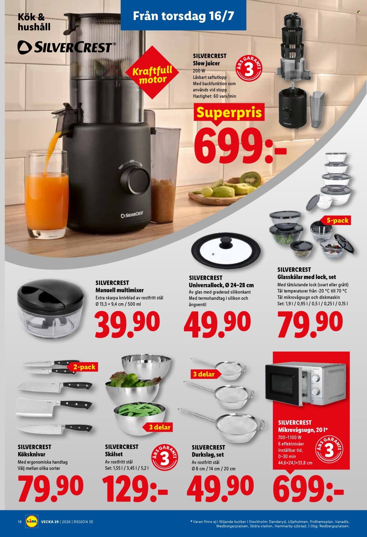 LIDL reklamblad - ERBJUDANDEN VECKA 29