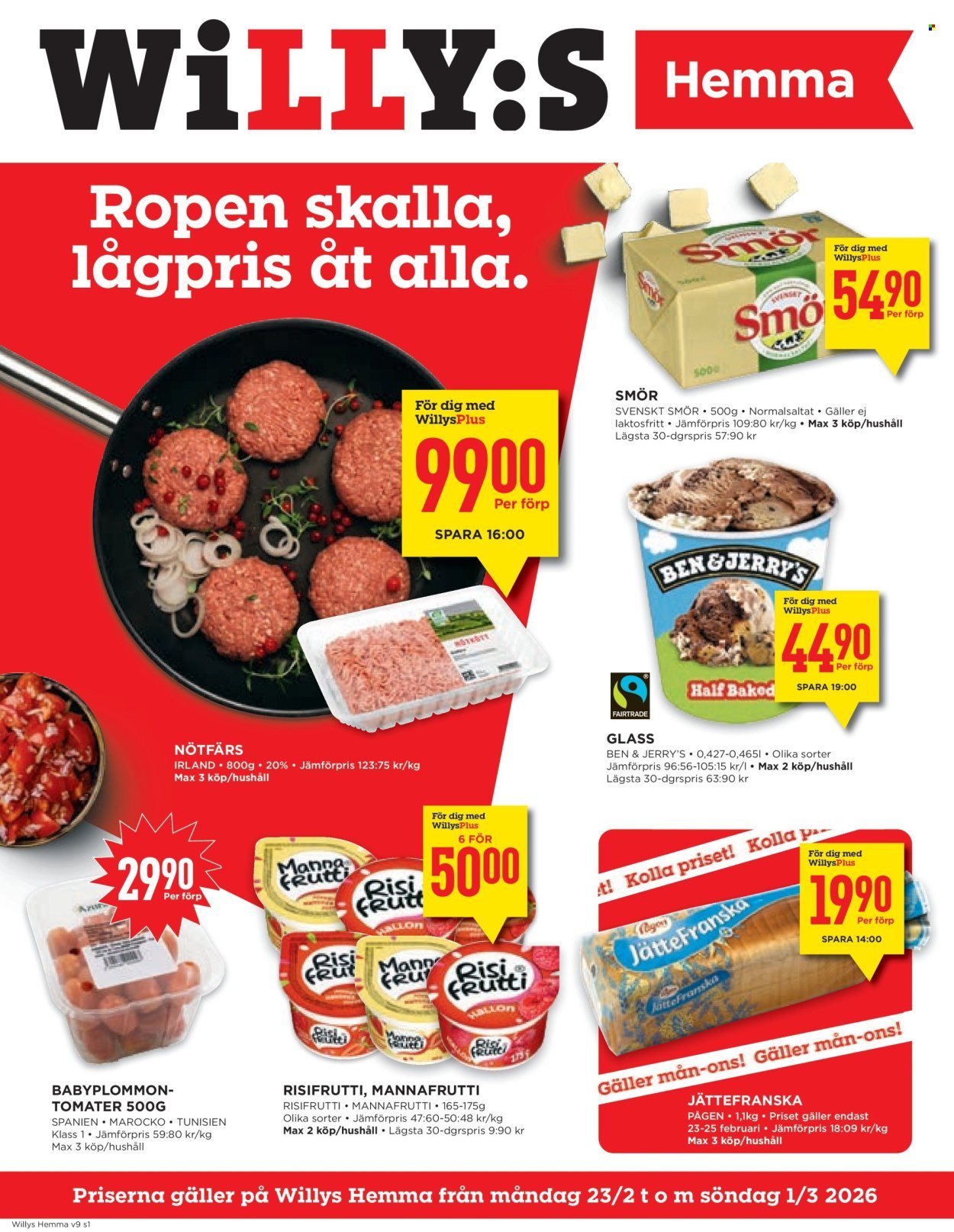 WILLYS reklamblad - T.o.m. måndag 23/02 2026