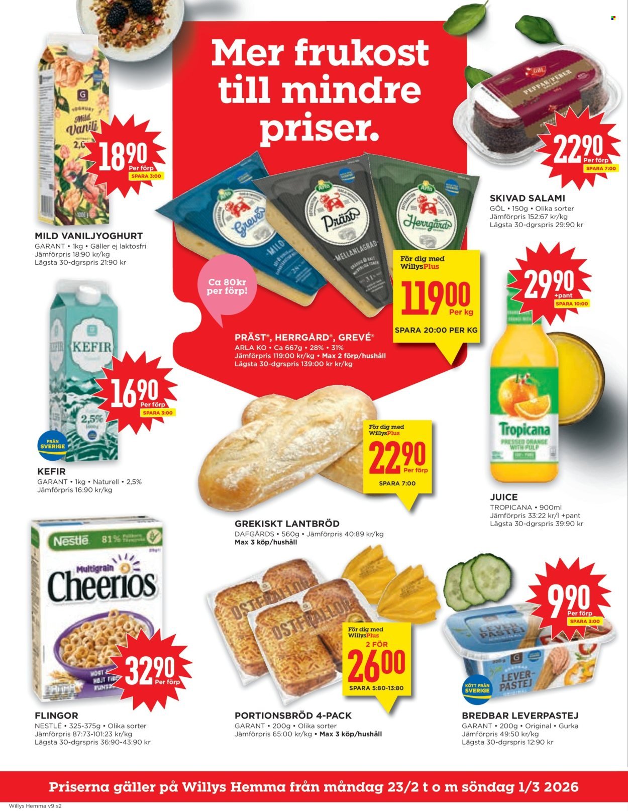 WILLYS reklamblad - T.o.m. måndag 23/02 2026