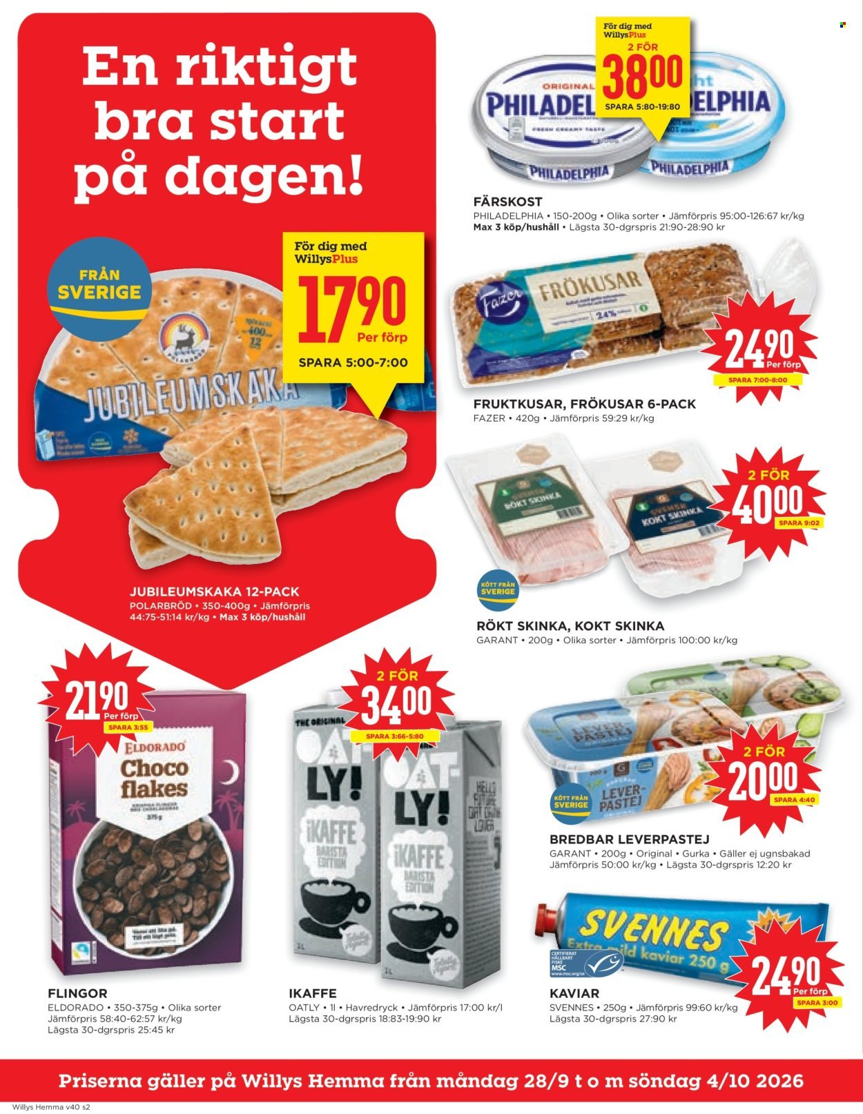 WILLYS reklamblad - T.o.m. måndag 28/09 2026