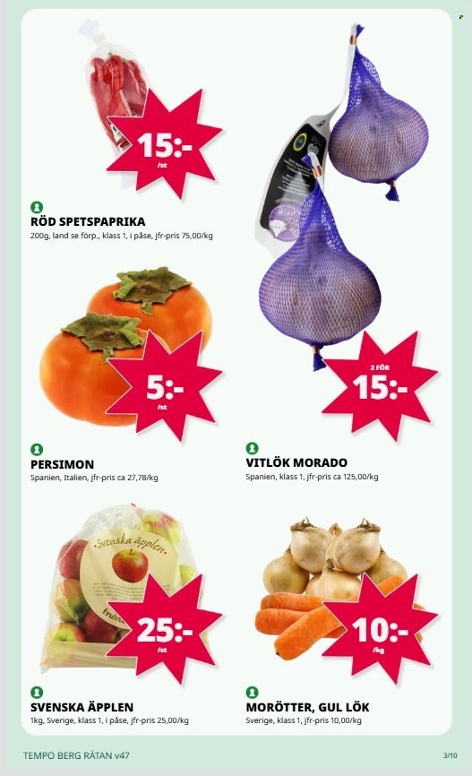 TEMPO reklamblad - T.o.m. måndag 17/11 2025