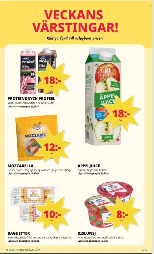 TEMPO reklamblad - T.o.m. måndag 17/11 2025