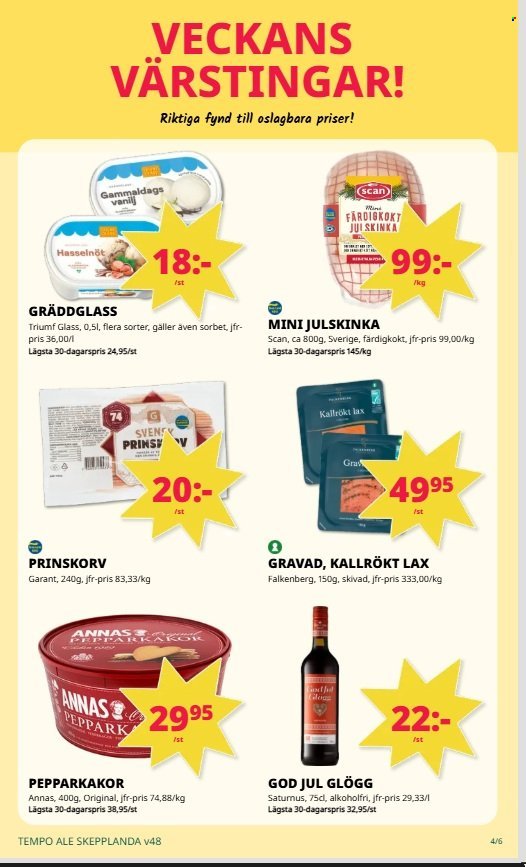 TEMPO reklamblad - T.o.m. måndag 24/11 2025