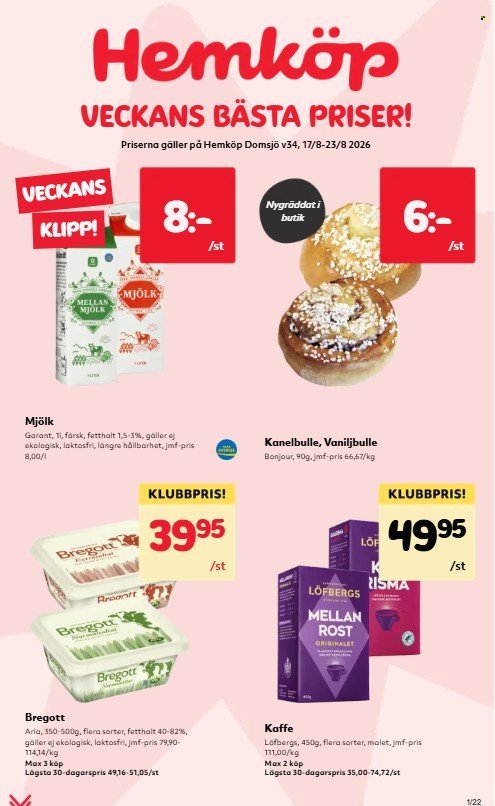 HEMKÖP reklamblad - T.o.m. måndag 17/08 2026