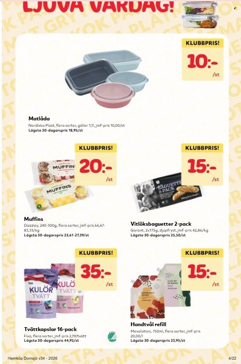 HEMKÖP reklamblad - T.o.m. måndag 17/08 2026