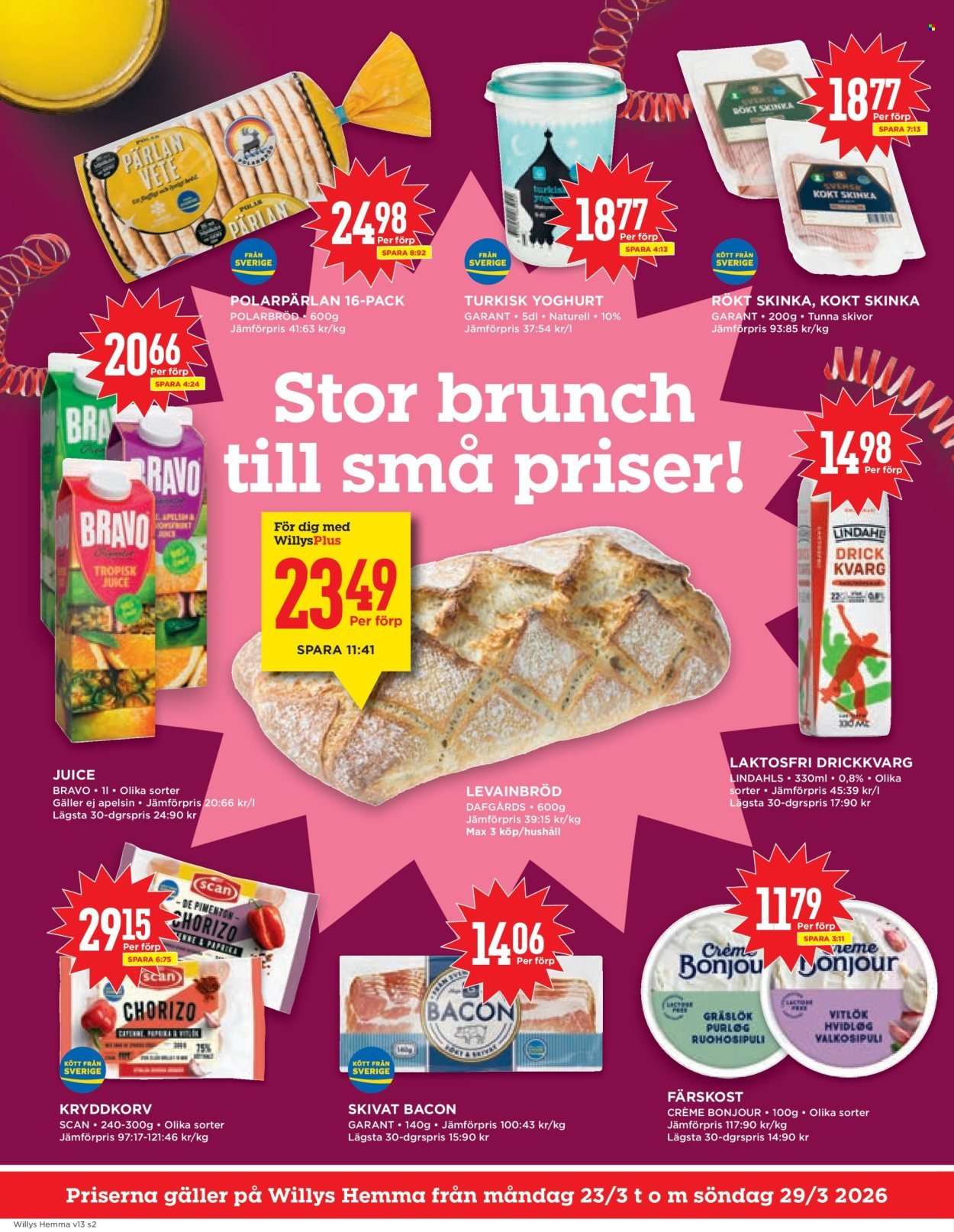 WILLYS reklamblad - T.o.m. måndag 23/03 2026
