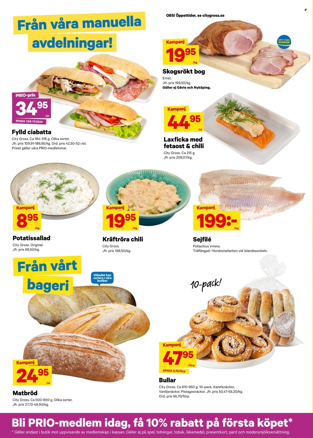 CITY GROSS reklamblad - T.o.m. måndag 10/08 2026