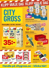 CITY GROSS reklamblad - T.o.m. måndag 10/08 2026