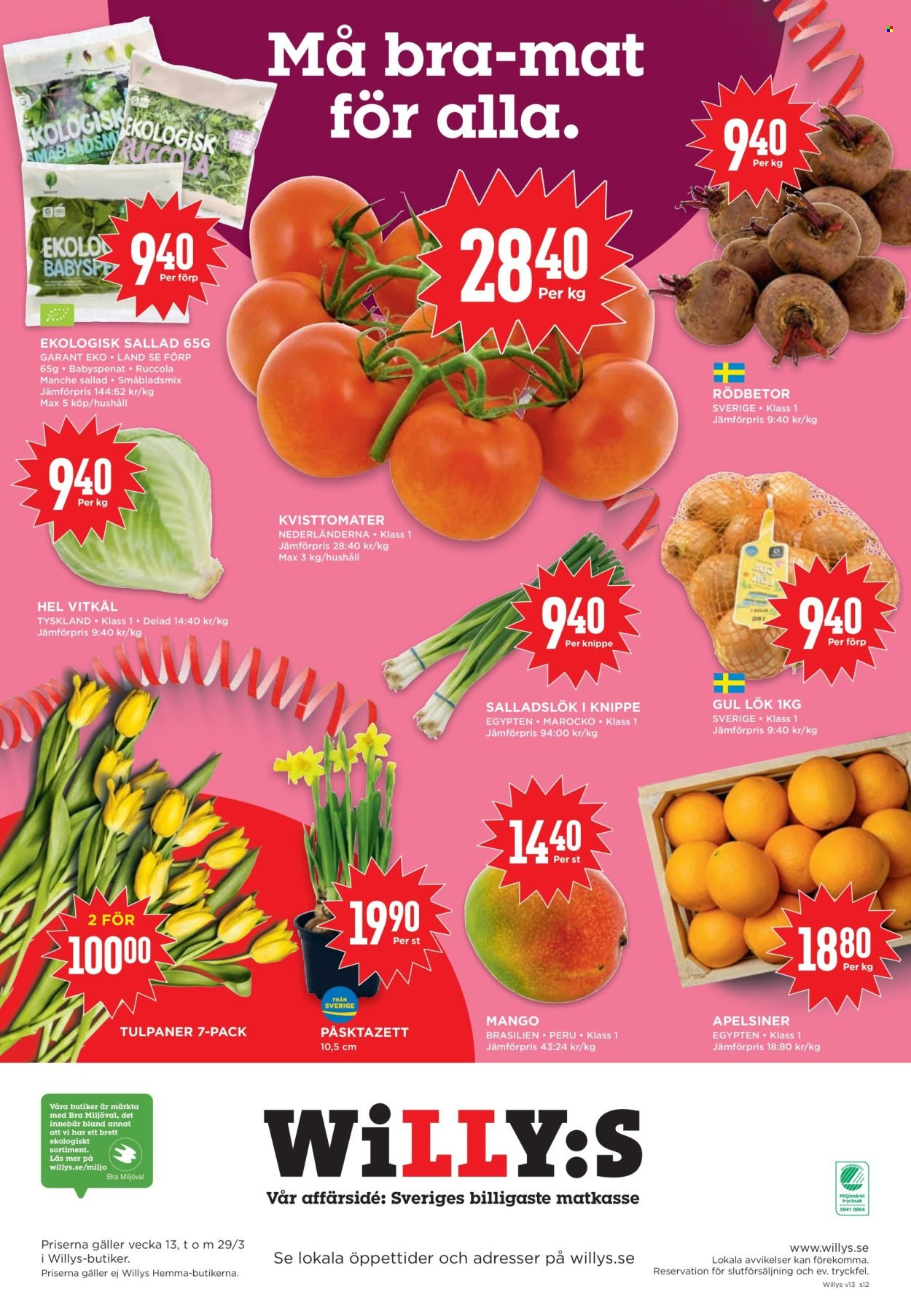 WILLYS reklamblad - T.o.m. måndag 23/03 2026
