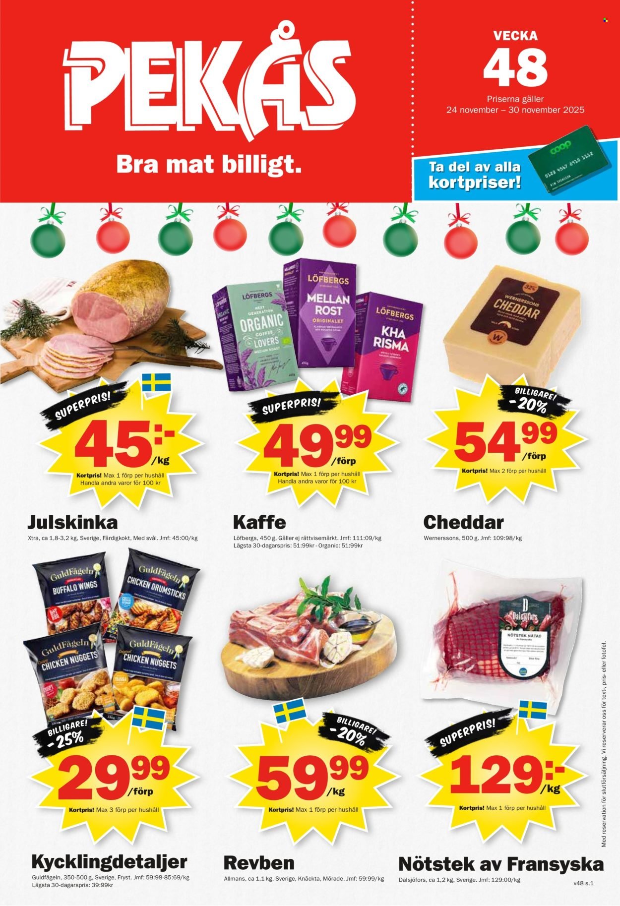 PEKÅS reklamblad - T.o.m. måndag 24/11 2025