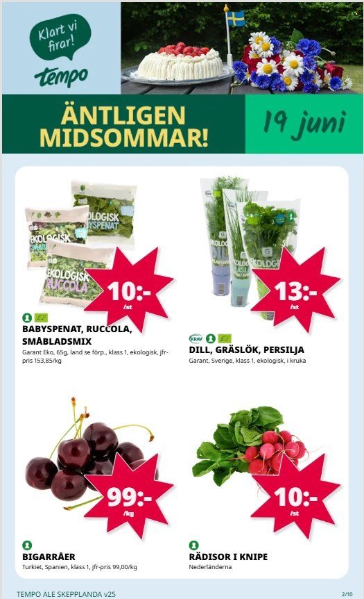TEMPO reklamblad - T.o.m. måndag 15/06 2026