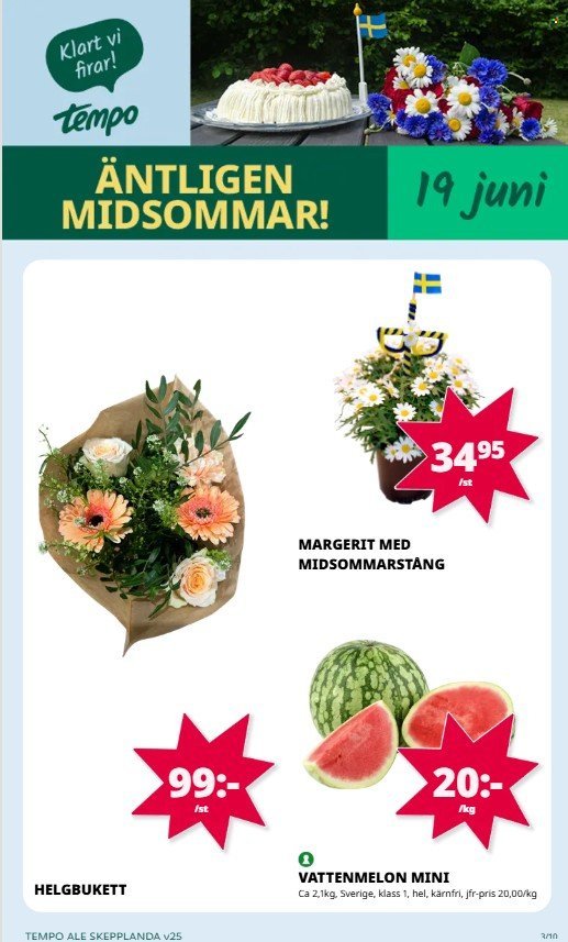 TEMPO reklamblad - T.o.m. måndag 15/06 2026