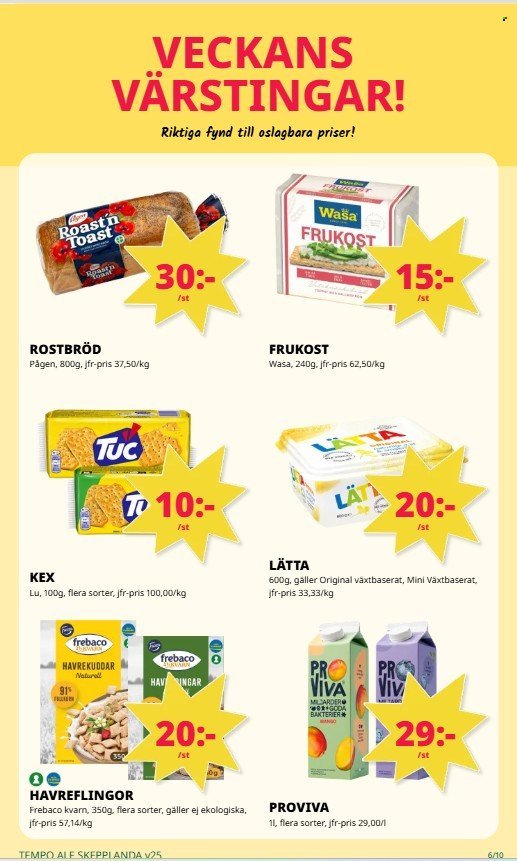 TEMPO reklamblad - T.o.m. måndag 15/06 2026