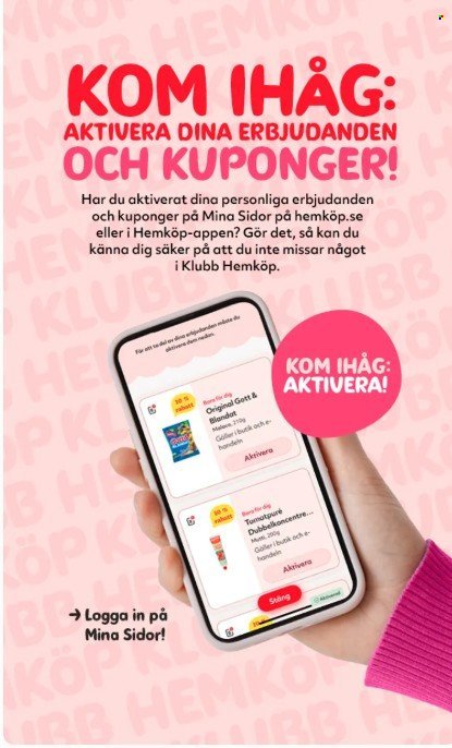 HEMKÖP reklamblad - T.o.m. måndag 24/08 2026