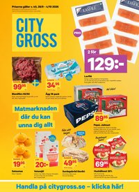CITY GROSS reklamblad - T.o.m. måndag 28/09 2026