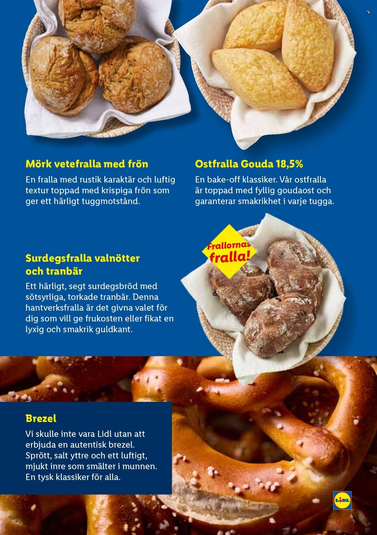 LIDL reklamblad - Upptäck vårt nya sortiment i Bageriet!