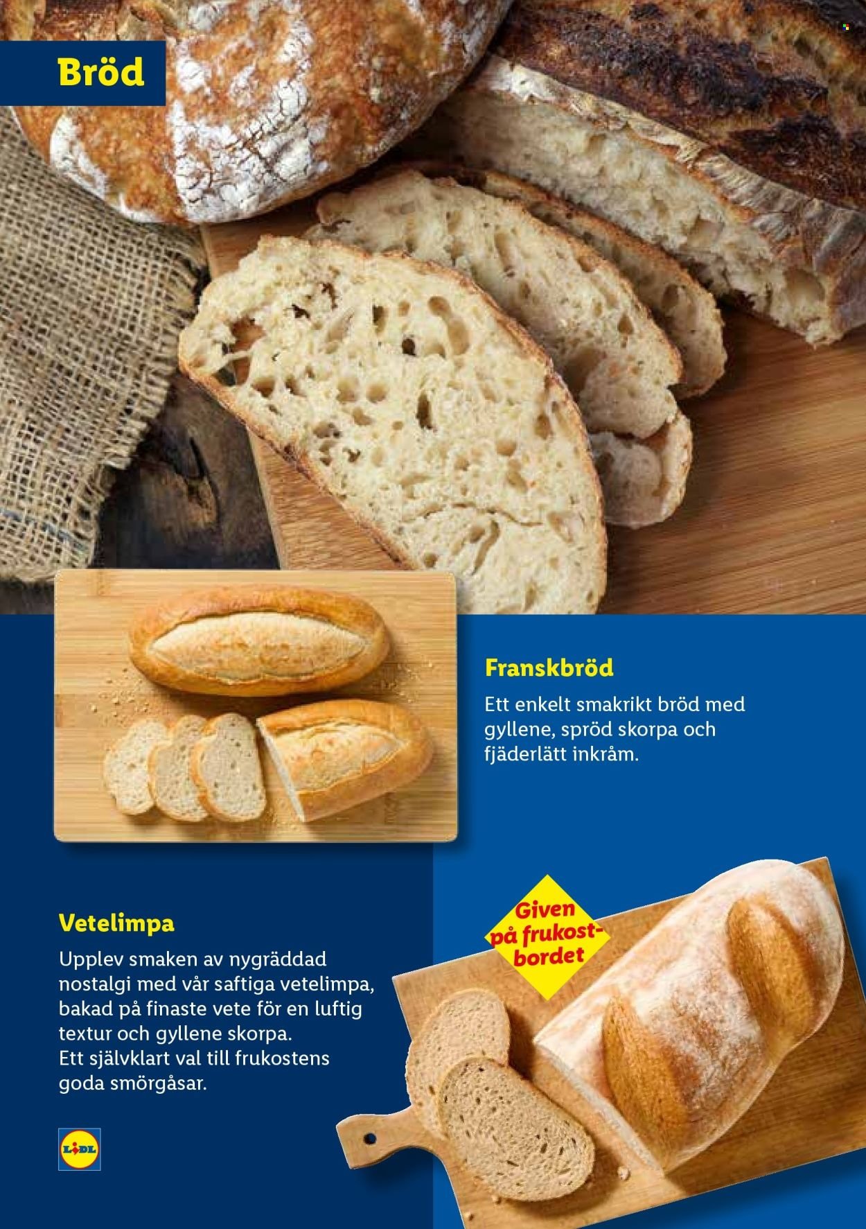 LIDL reklamblad - Upptäck vårt nya sortiment i Bageriet!