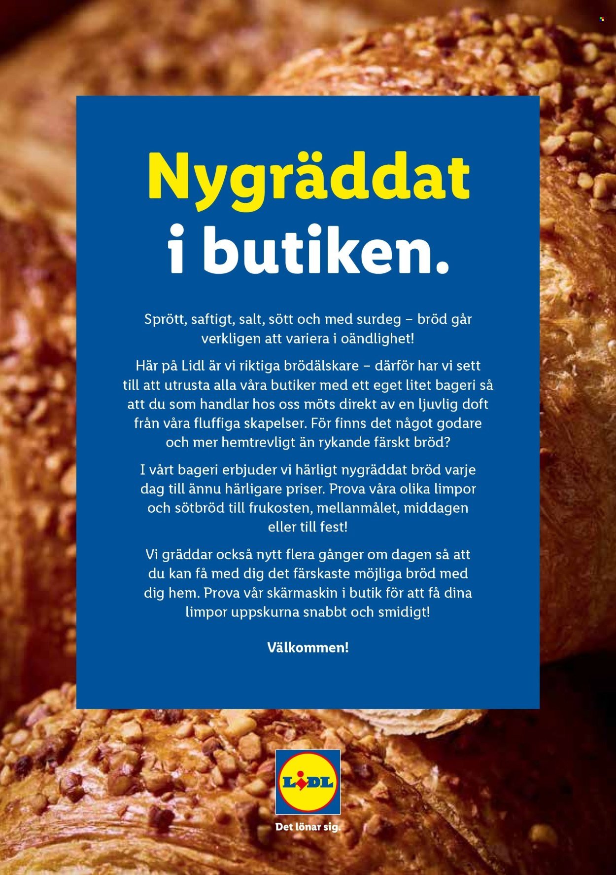 LIDL reklamblad - Upptäck vårt nya sortiment i Bageriet!