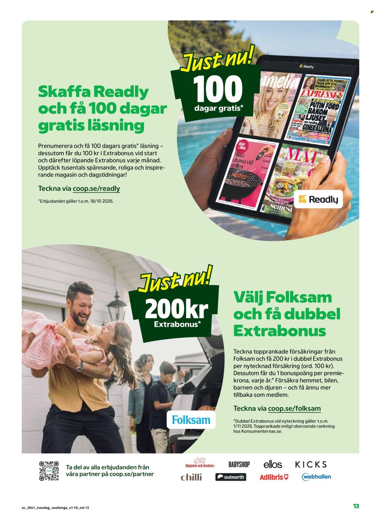 STORA COOP reklamblad - T.o.m. måndag 05/10 2026
