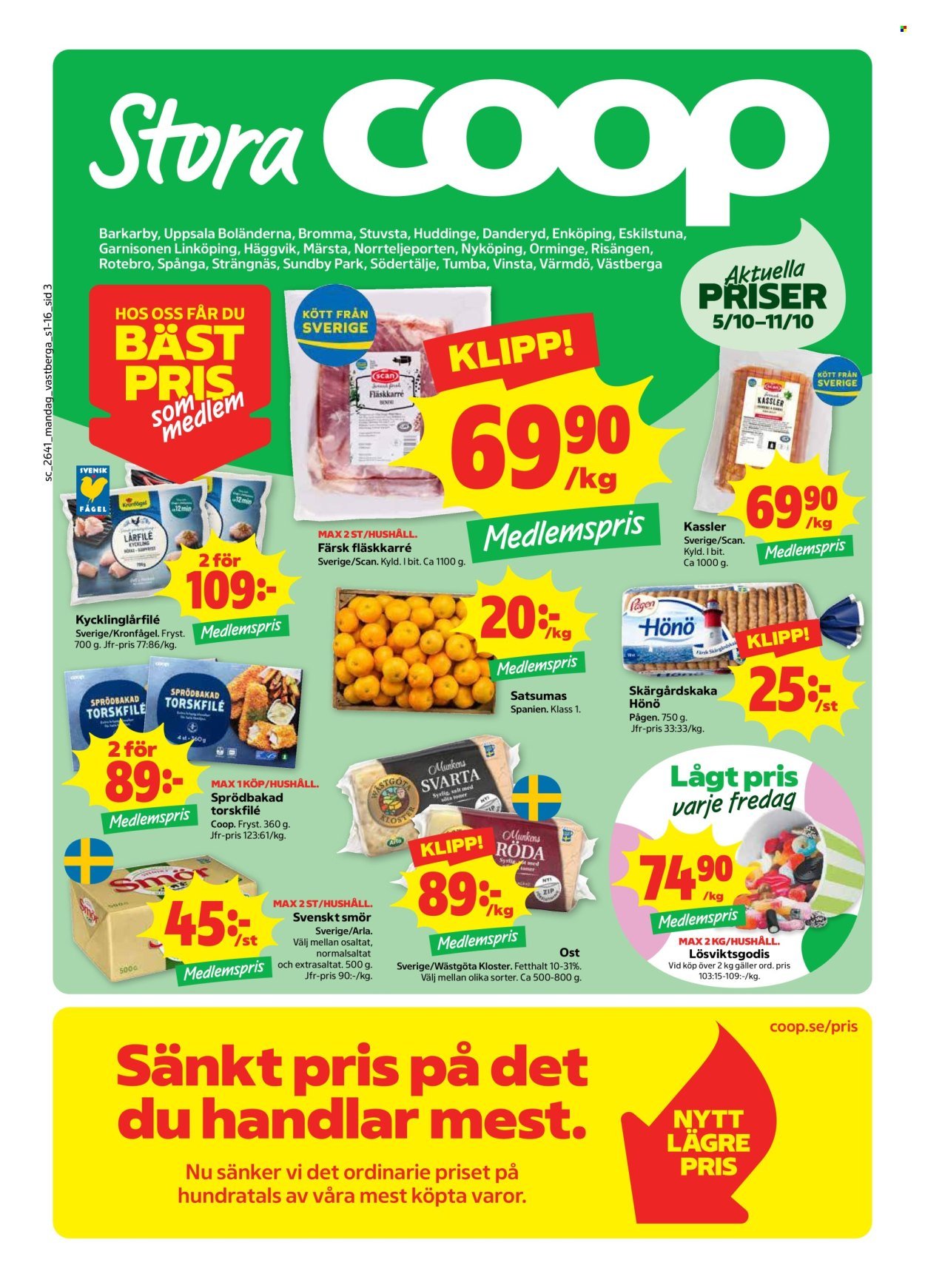 STORA COOP reklamblad - T.o.m. måndag 05/10 2026