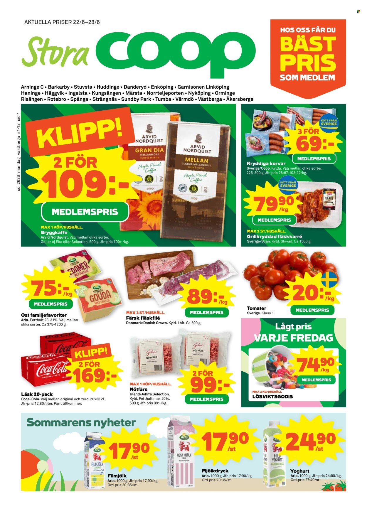 STORA COOP reklamblad - T.o.m. måndag 22/06 2026