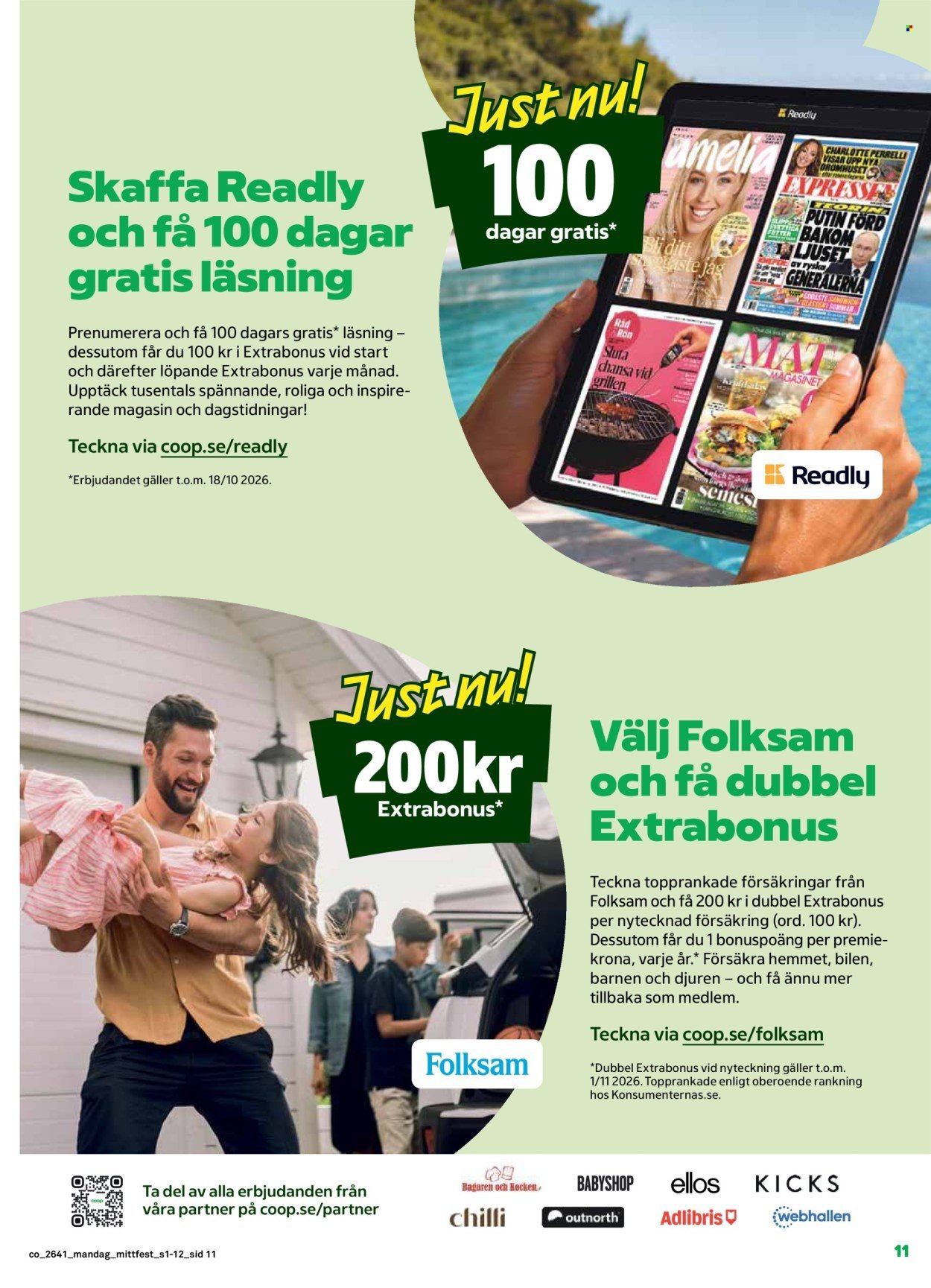COOP reklamblad - T.o.m. måndag 05/10 2026