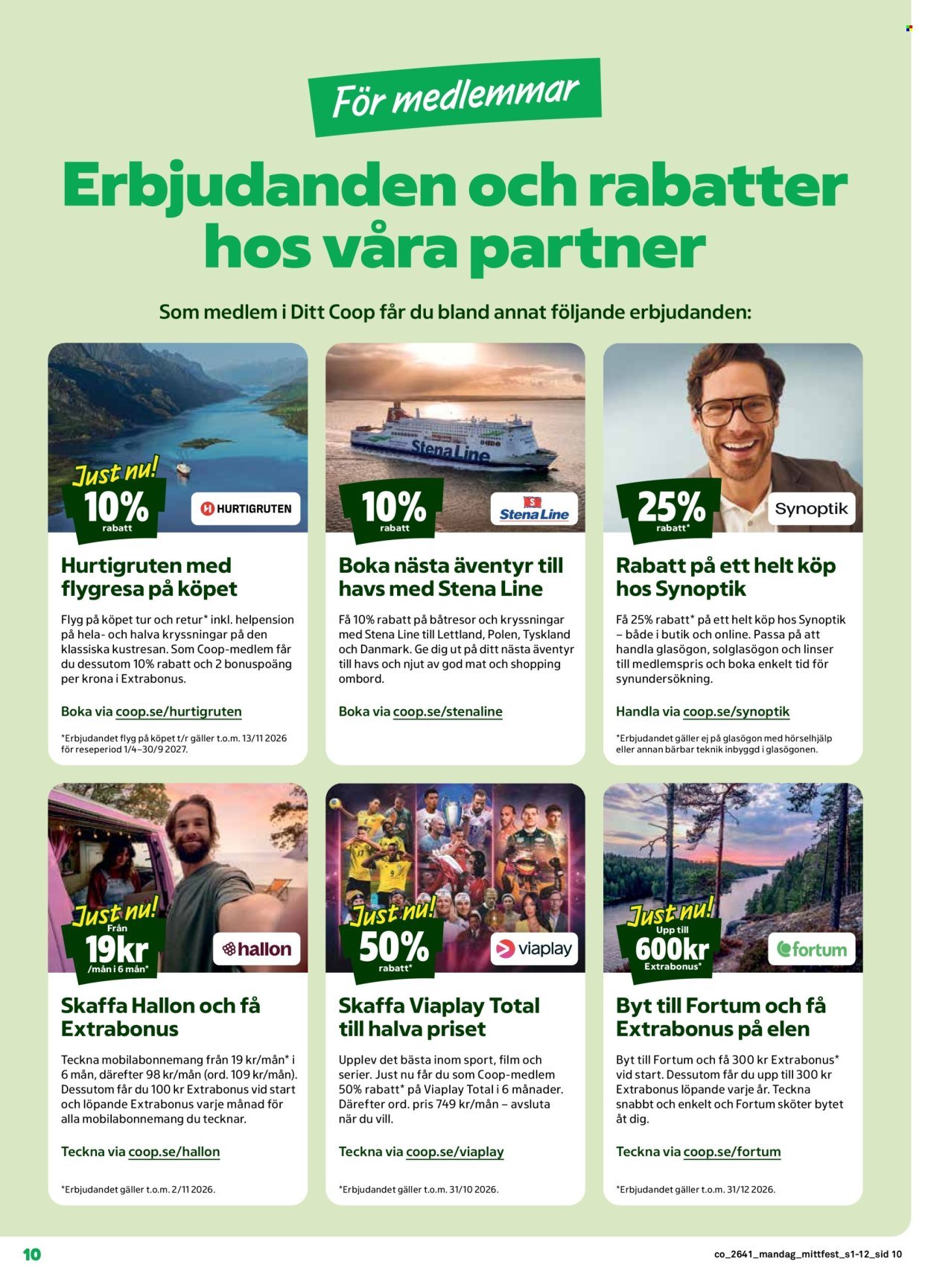 COOP reklamblad - T.o.m. måndag 05/10 2026