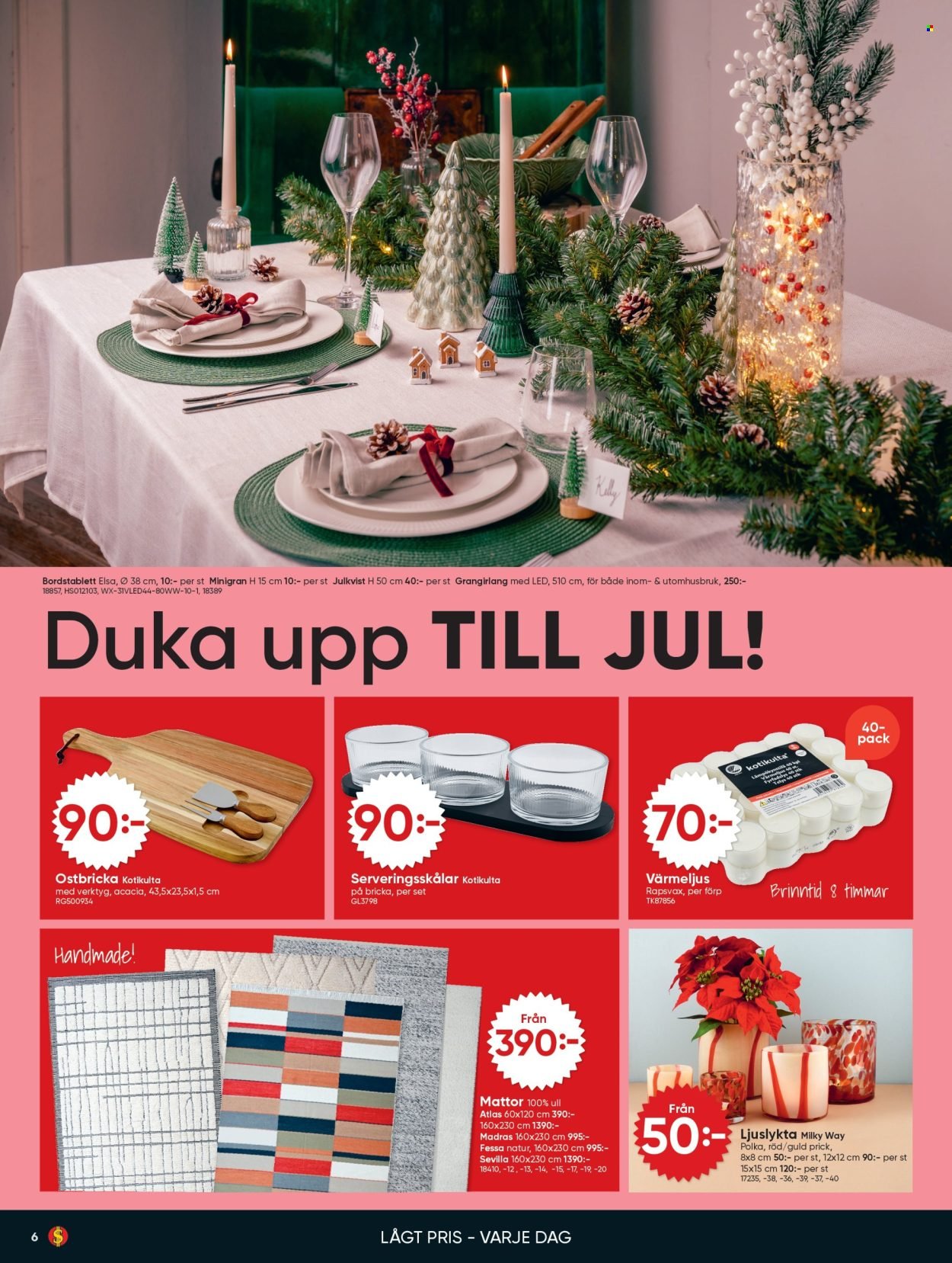 DOLLARSTORE reklamblad - T.o.m. måndag 01/12 2025
