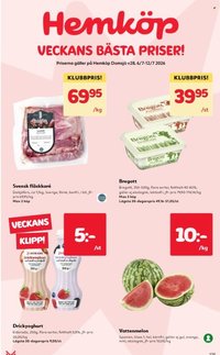 HEMKÖP reklamblad - T.o.m. måndag 06/07 2026